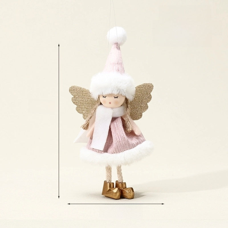 Christmas Angel Cloth Plush Party Hanging Ornaments