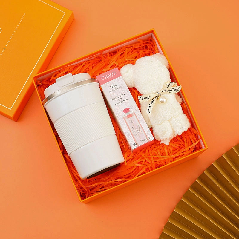 Business Gift Set Women's Day Gift Employee Activity Insulated Cup Umbrella Suitable For Clients