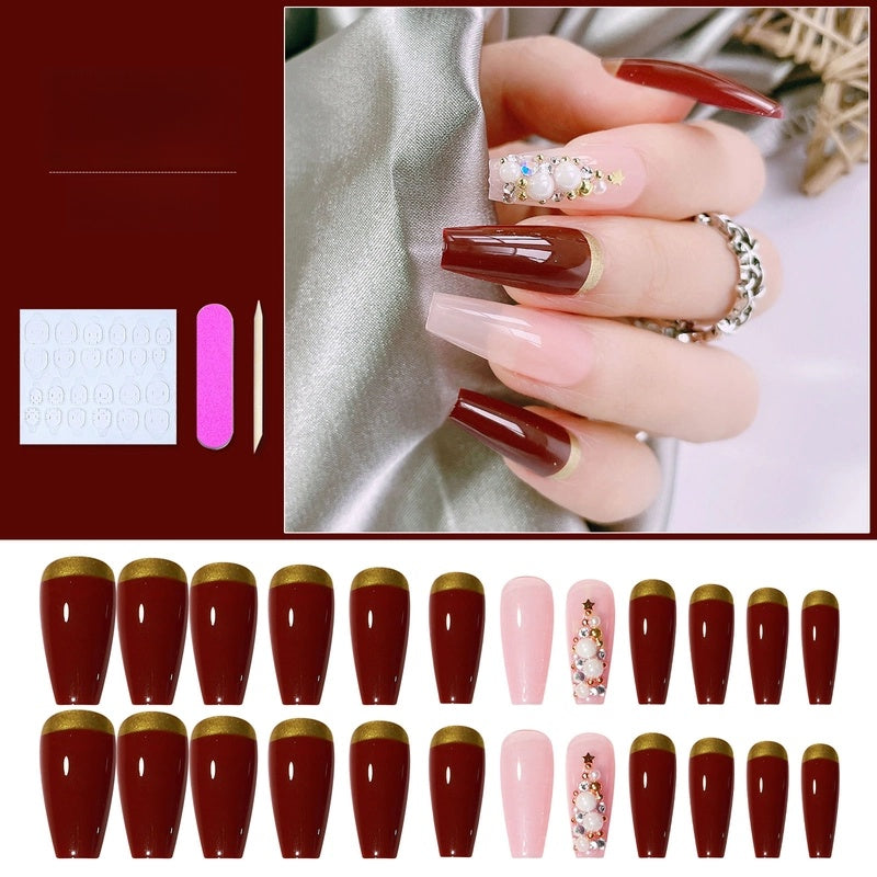 Wear Armor Finished Product Nail Tip Disassembly Removable Wear Nail Stickers