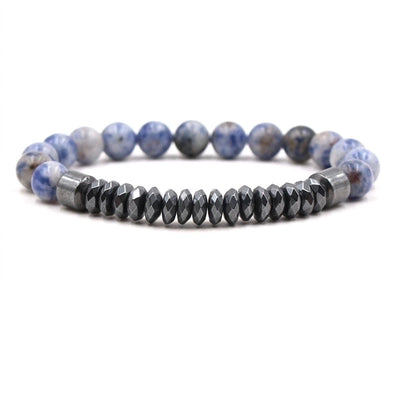Minimalist Geometric Natural Stone Beaded Bracelets 1 Piece