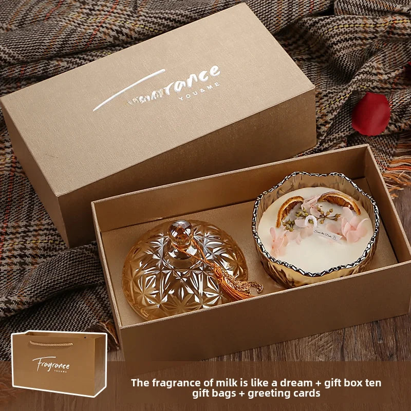 Aromatherapy Candle Gift Box March 8Th Women'S Mother'S Day Gift For Mother And Teacher Practical Niche Advanced Soy Wax