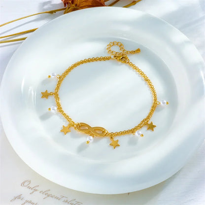 Fashion Women Titanium Steel Anklets