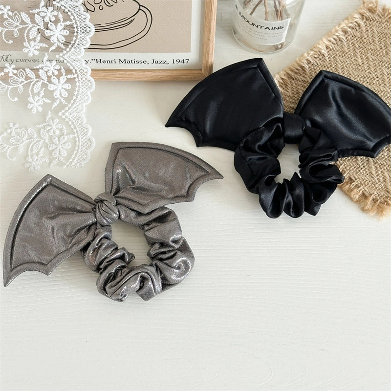 Halloween Hair Accessories Party Bat Bow Large Intestine Hair Ring Style Women Personalized Holiday Hair Accessories For Women
