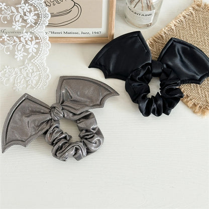 Halloween Hair Accessories Party Bat Bow Large Intestine Hair Ring Style Women Personalized Holiday Hair Accessories For Women