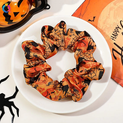 Halloween Funny Pumpkin Hair Tie