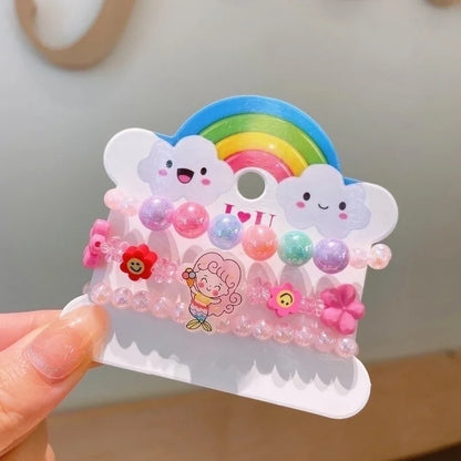 Cute Girl'S Cartoon Arylic Plastic Beaded