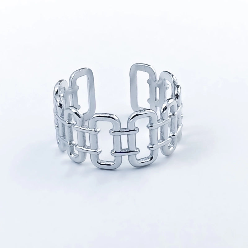 Minimalist Heart Shape Titanium Steel Open Rings