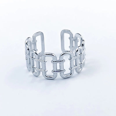 Minimalist Heart Shape Titanium Steel Open Rings