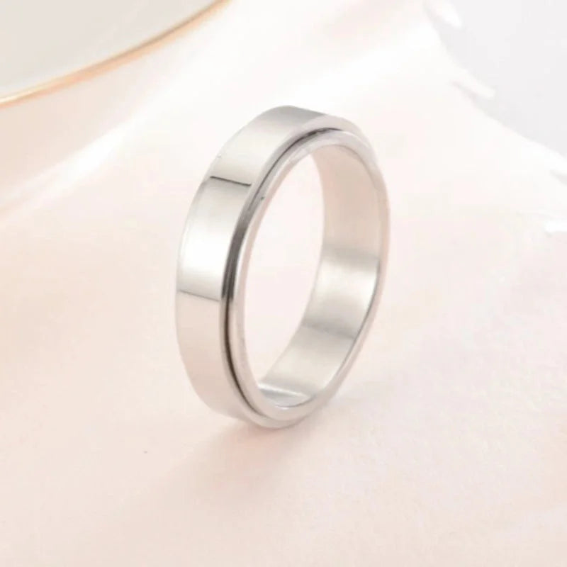 Titanium Steel Rotatable Ring