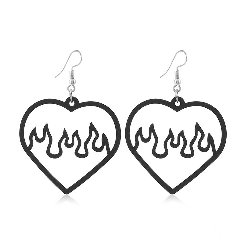 6 Pieces Gothic Cat Spider Alloy Women'S Drop Earrings 1 Pair