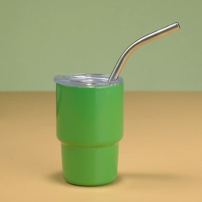 3oz Mini 304 Cold Change Small Wine Glass Single Double-layer Suction Tube Cup Sublimation Stainless Steel Cup A Generation Of Hair