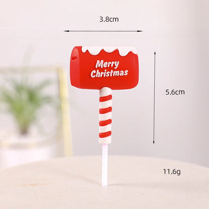 Christmas Santa Claus Soft Glue Party Cake Decorating Supplies