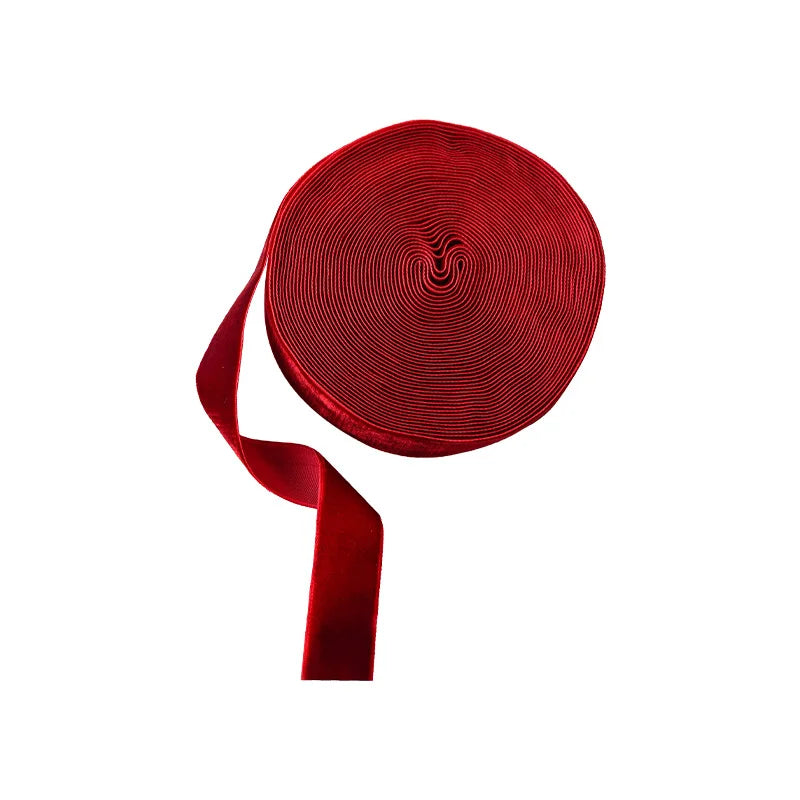 Christmas Velvet Ribbon Gift Wrapping Christmas Diy Bow Tie Christmas Tree Decoration