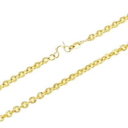 Minimalist Geometric Copper Gold Plated Necklace