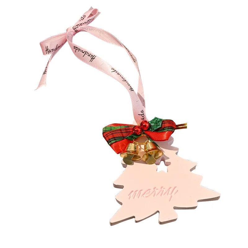 Christmas Sweet IG Style Christmas Tree Bell Gypsum Pendant Home Fragrance