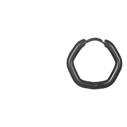 1 Piece Fashion Square Plating 201 Stainless Steel 18K Gold Plated Earrings