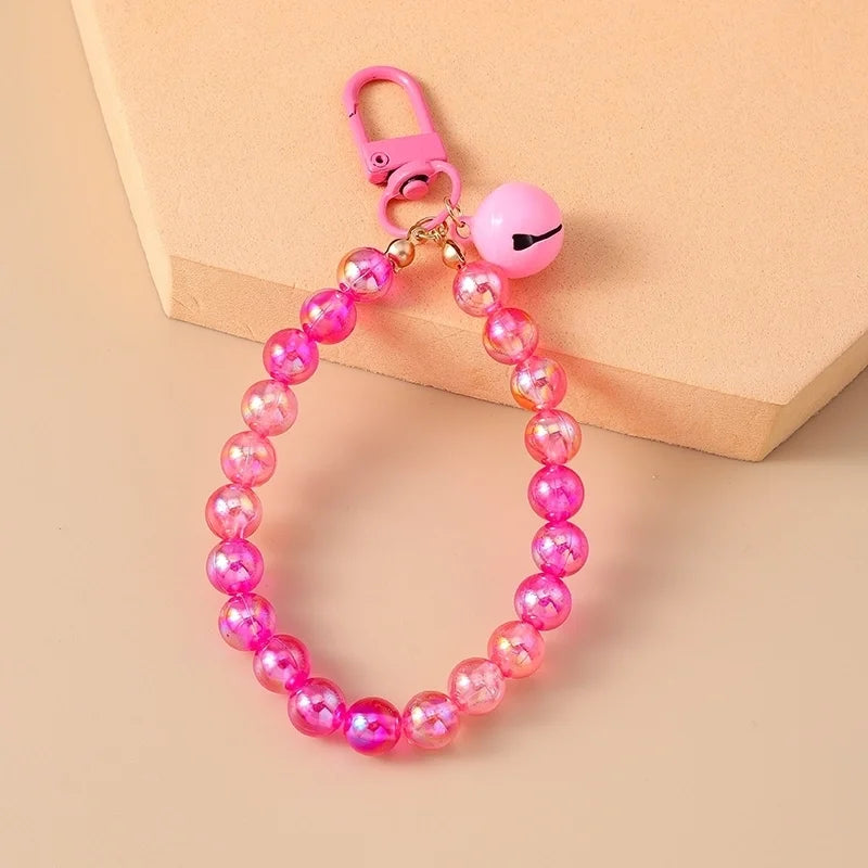 Cute Sweet Bell Arylic Alloy Bag Pendant Keychain