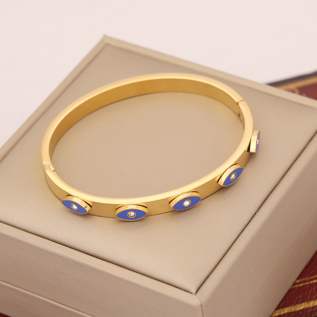 Retro Vintage Snake Stainless Steel Oil Dripping Bangles