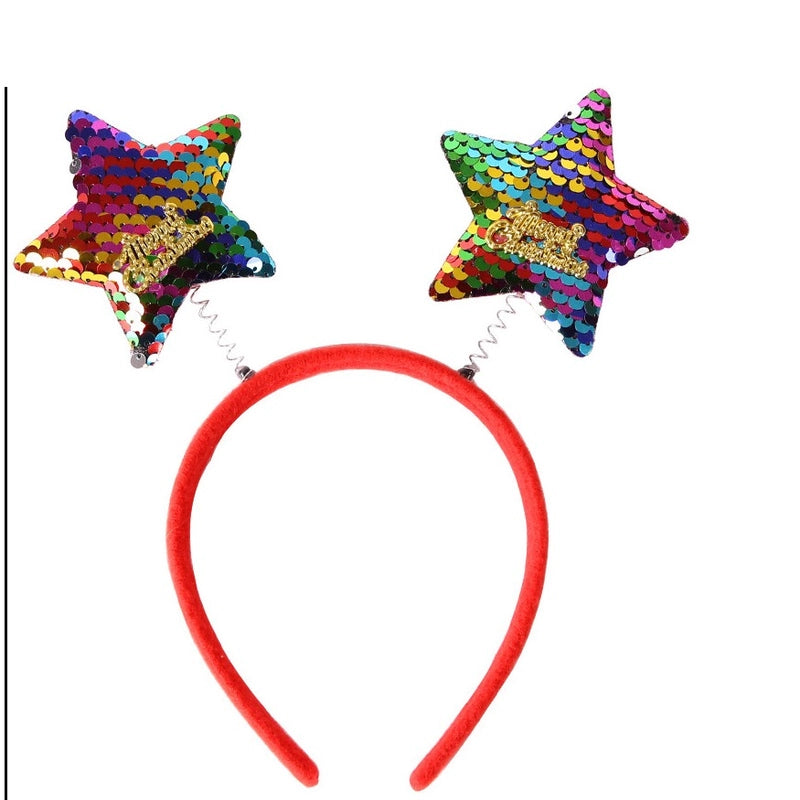 Christmas Casual Christmas Tree Santa Claus Snowman Plastic Party Costume Props Party Accessories