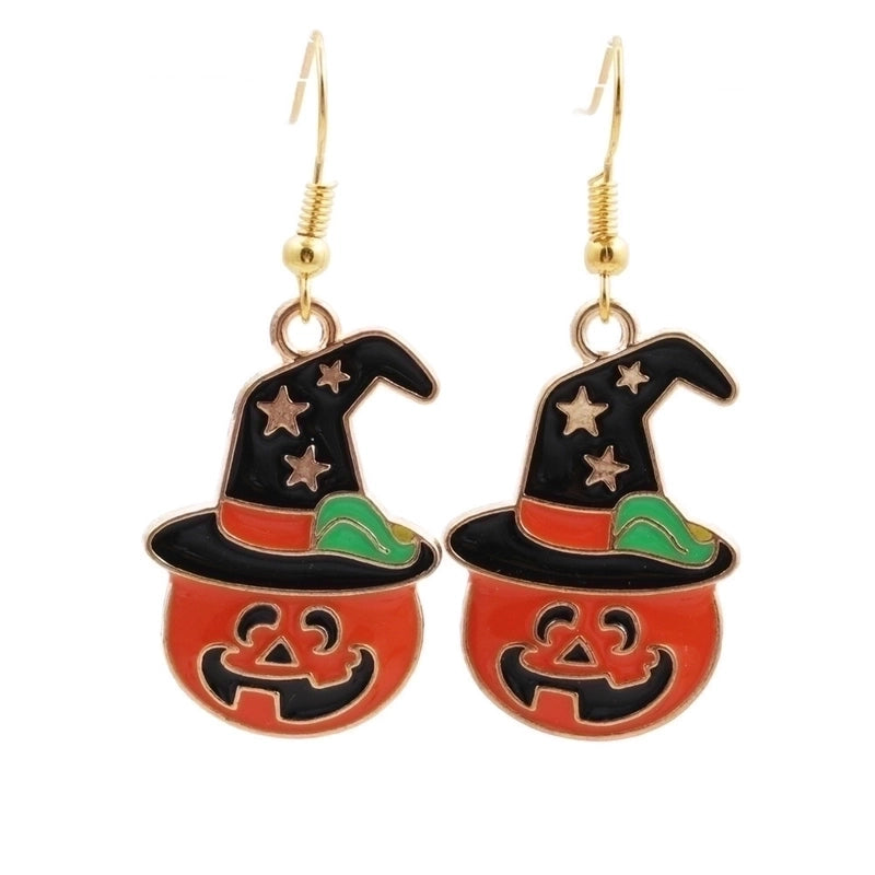 Halloween Ghost Skull Pumpkin Earrings