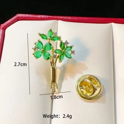 Sweet Pin Rabbit Swan Snowflake Copper Plating Women's Brooches