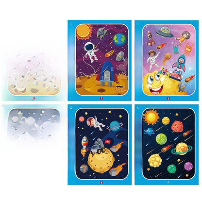 Children's Magic Water Painting Book Repeated Graffiti Educational Painting Book Scene Early Education Cognitive Matching Quiet Book