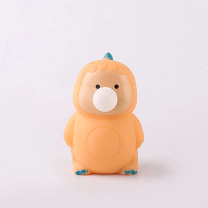 Christmas Explosions Squeeze Puff Bubble Decompression Toy Cartoon Pinch Rebound Doll Decompression Vent Vinyl Toy