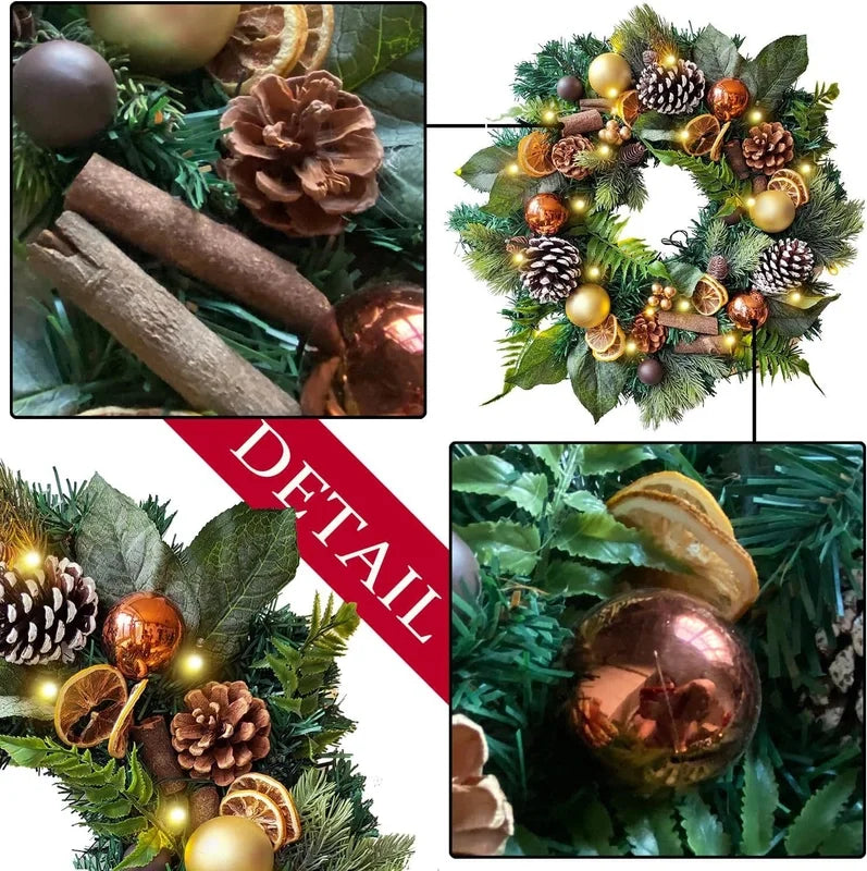 Christmas Decorations Mori Christmas Wreath Door Hanging Shopping Mall Home Window Scene Decoration