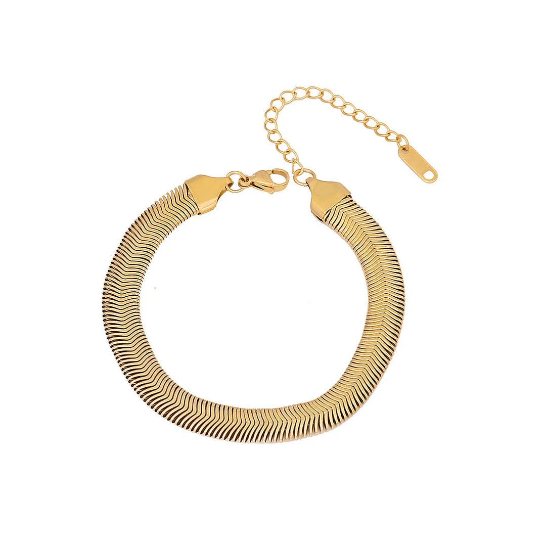 Women Expressive Stainless Steel Electroplating Bracelets