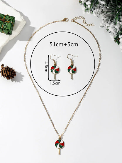 5 Sets Hot Sale Christmas Gift Snowflake Socks Snowman Christmas Tree Jewelry Holiday Set