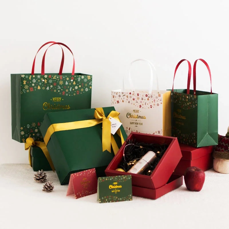 Christmas Casual Letter Party Gift Bags Gift Wrapping Supplies