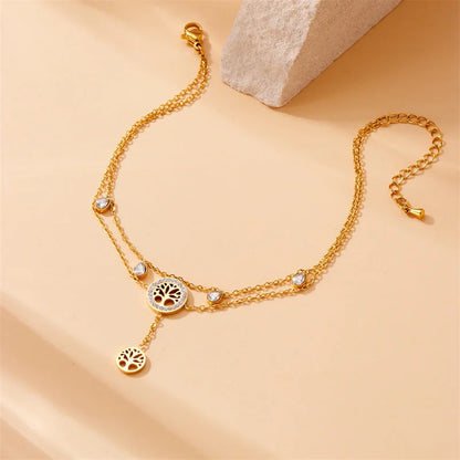 Women Fashion Stainless Steel Anklets