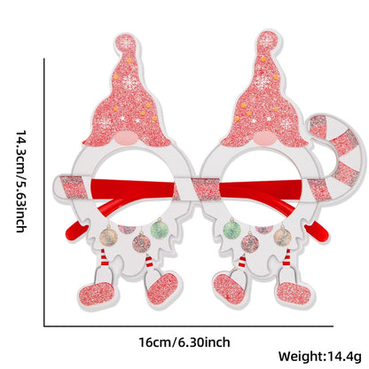 Christmas Nordic Style Modern Style Santa Claus Snowman Plastic Party Festival Glasses