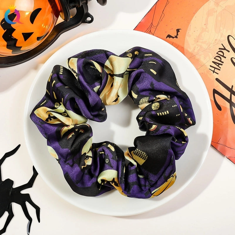 Halloween Funny Pumpkin Hair Tie