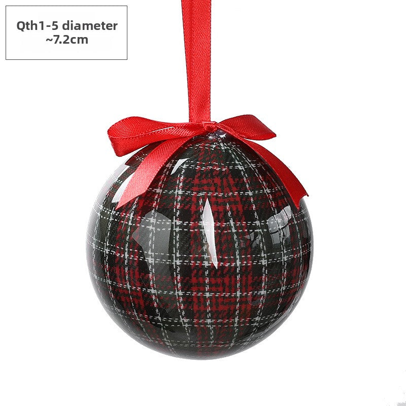 Christmas Ball Pendant Snowman Foam Ball Ornament Christmas Tree Hanging Ball Atmosphere Decoration Supplies