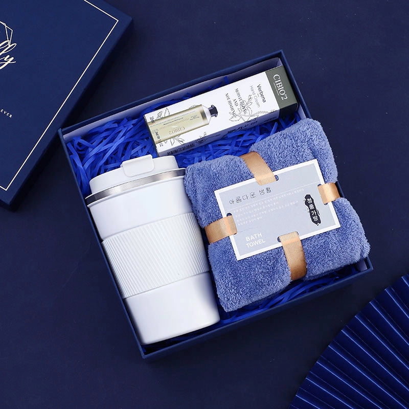 Business Gift Set Women's Day Gift Employee Activity Insulated Cup Umbrella Suitable For Clients