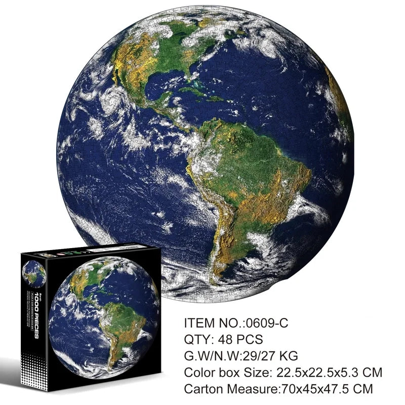 Puzzles Animal Earth Paper Toys