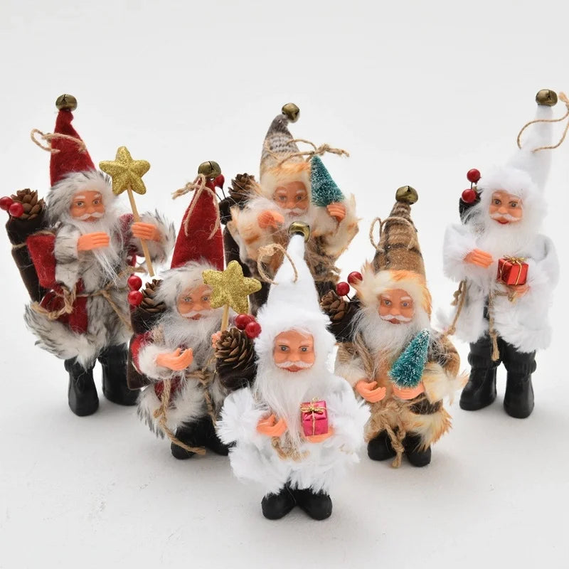 Christmas Casual Santa Claus Party Ornaments Decorations Hanging Ornaments