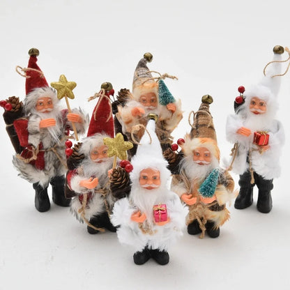Christmas Casual Santa Claus Party Ornaments Decorations Hanging Ornaments