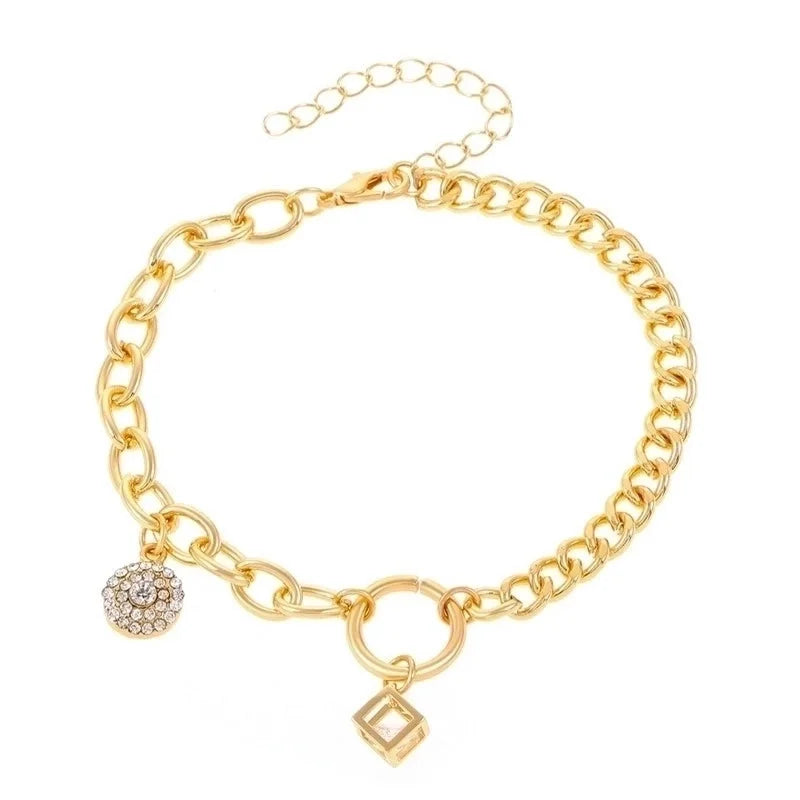 Alloy Gold Plated Silver Plated Elegant Shiny Plating Star Heart Shape Bracelets