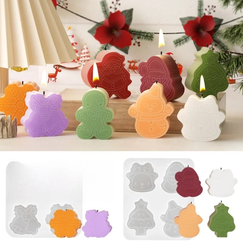 Christmas Cute Solid Color Silica Gel