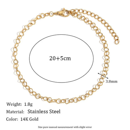 Women Minimalist Geometric Anklets