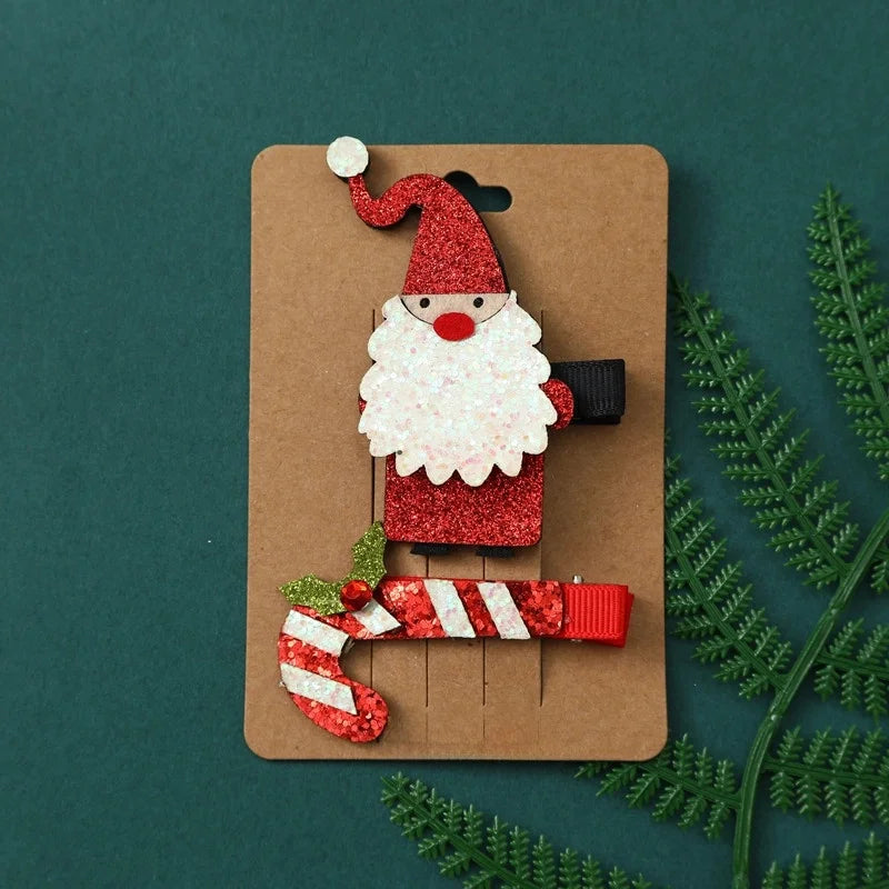 Christmas Fashion Christmas Tree Santa Claus Metal Daily Costume Props