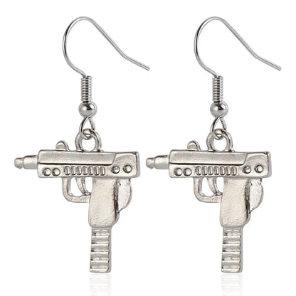 Jewelry Punk Western Denim Style Boots Cow Head Tassel Earrings Vintage Cactus Earrings For Women