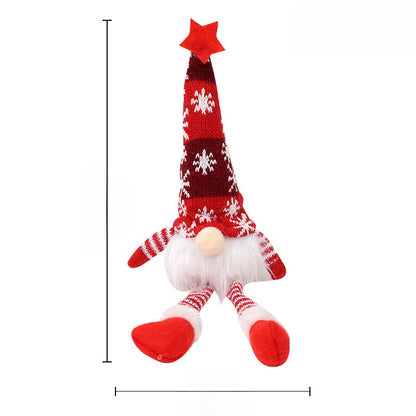 Christmas Glowing Doll Small Knitted Hat Faceless Doll With Light Gnome Decoration Ornament