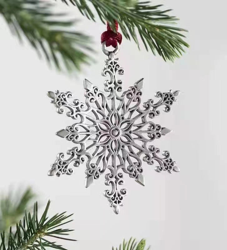 Cross-border Christmas Metal Alloy Ornaments Ornaments Alloy Decorations Christmas Pendants Snowman Santa Claus