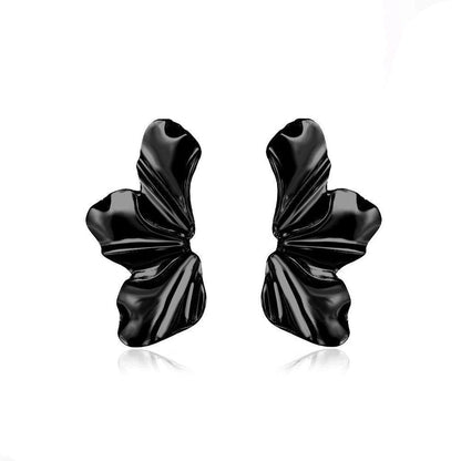 Personality Exaggerated Earrings Women\'s Heavy Metal High-end Ear Studs Large Circle French Retro Design Earrings