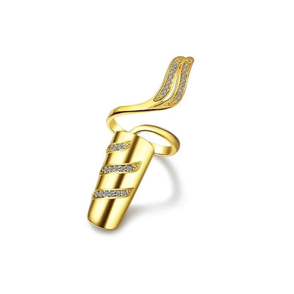 Luxurious Geometric Devil's Eye Heart Shape Copper Rhinestones Zircon Rings In Bulk