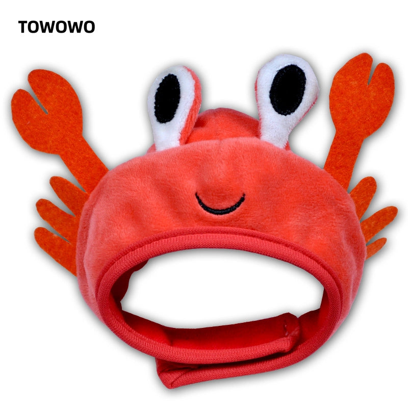 New Year Pet Christmas Hat Cat Cute Head Clothing Products Transformation Panda Small Dog Cat Toy Headgear