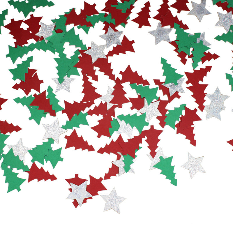 Christmas Table Confetti Reindeer Snowflake Pentagram Sprinkles Christmas Party Supplies Gifts Diy Accessories